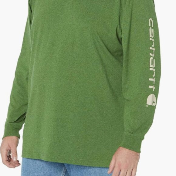 Carhartt Men's Long-Sleeve Logo Sleeve Graphic T-Shirt - Size 3XL Tall - Picture 4 of 5